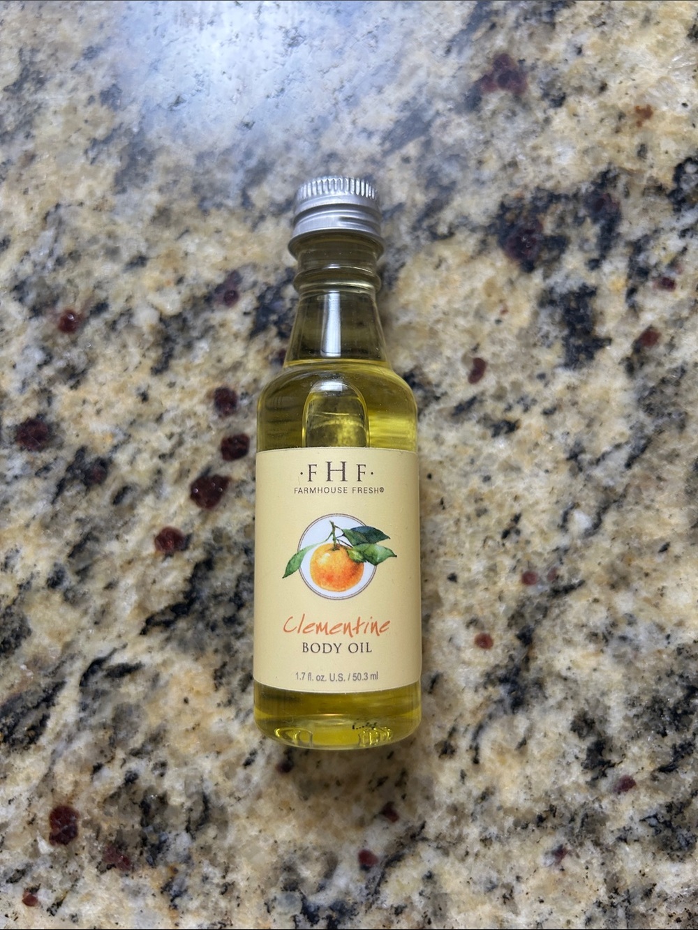 Clementine Body Oil — Bright Yellow Nourishing Oil
